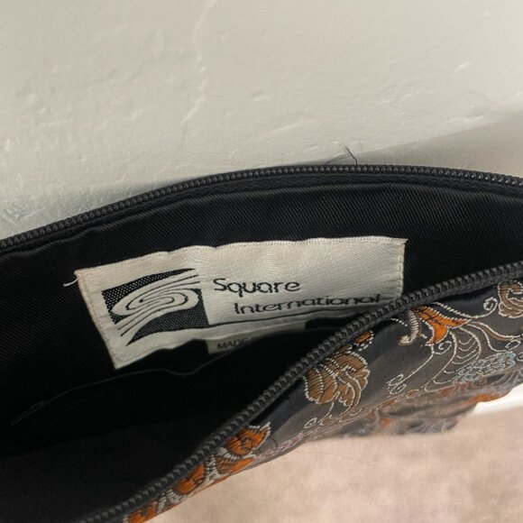 Dragon Tapestry Brocade Sling Crossbody Artsy Art Chic Elegant Classy Purse Bag - Picture 2 of 6